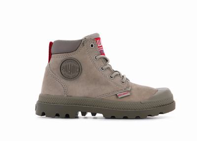 Botas Palladium PAMPA HI CUFF WP OZ Niños Dune | Costa Rica-94523